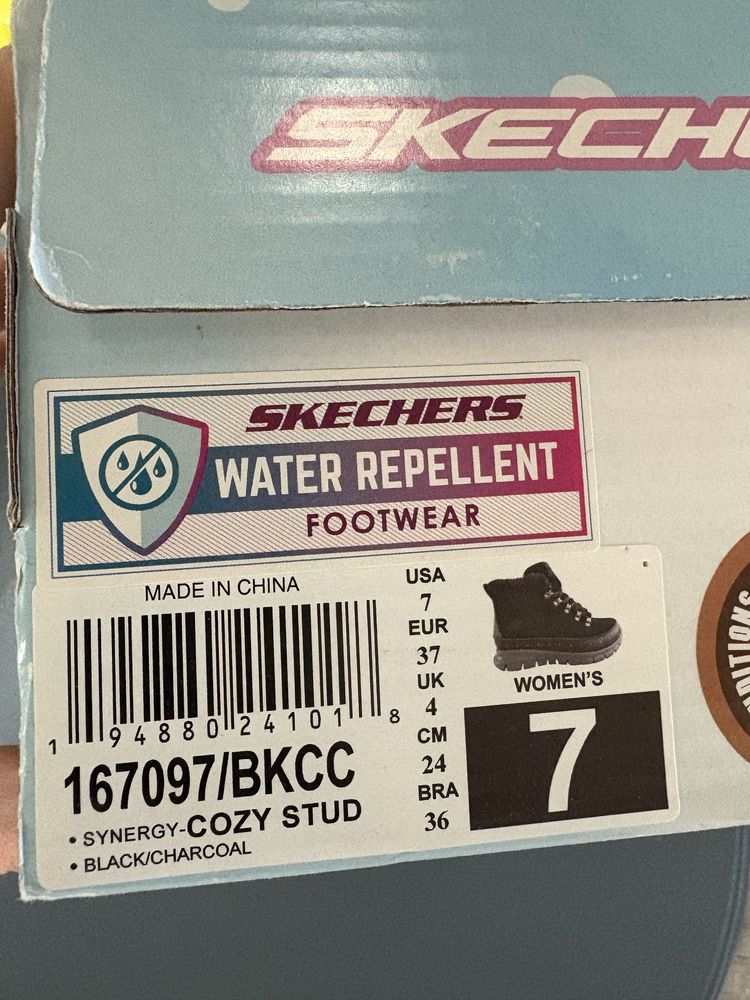 Черевики skechers, 37 р., 24 см, осінь-зима