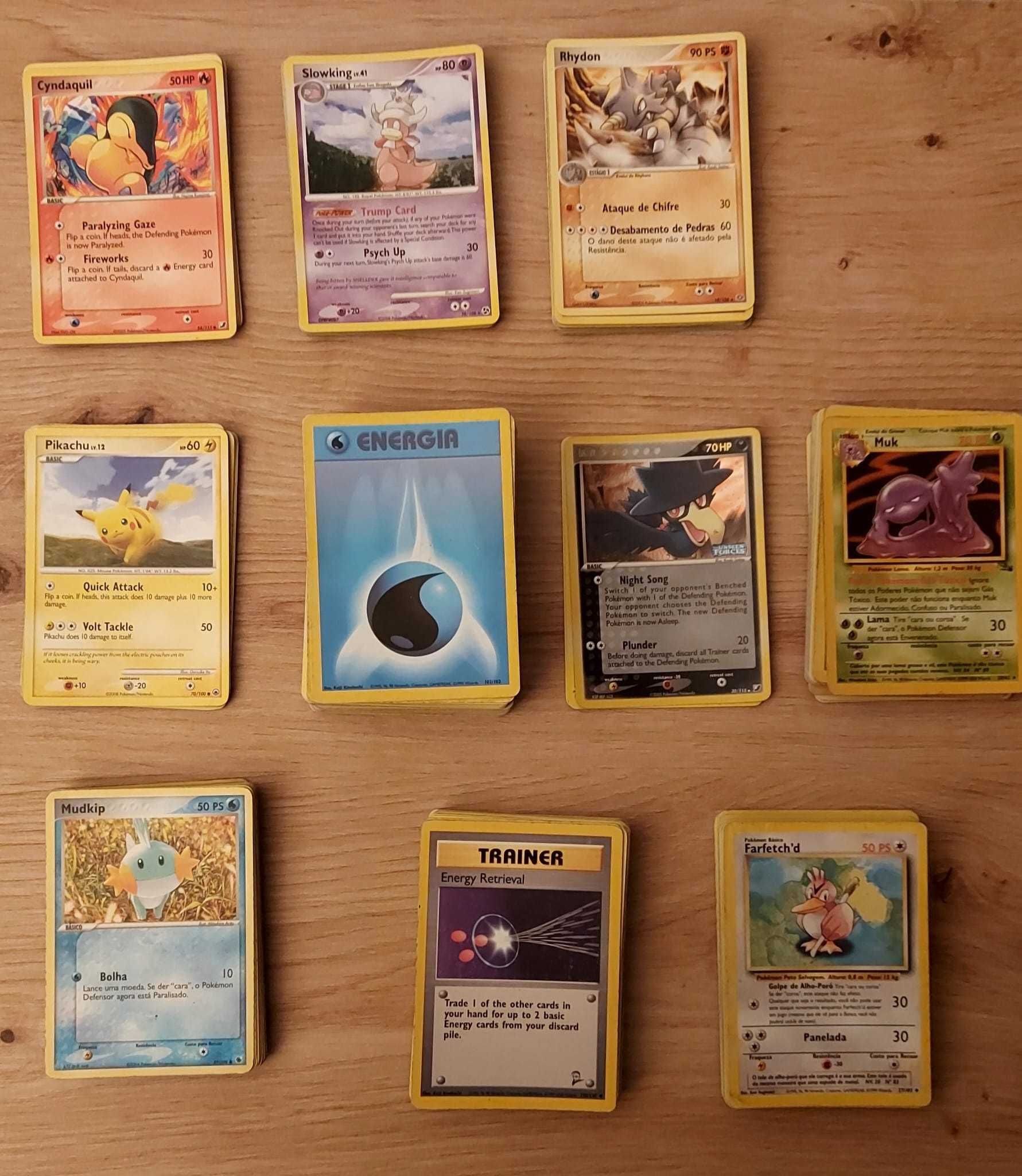 Venda de Lote Cartas Pokemon / Pokemon Cards 235 Unidades