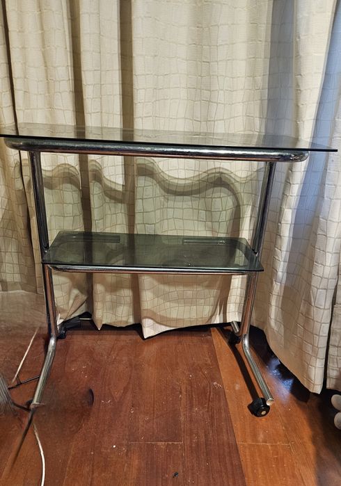 Mesa apoio tv vidro