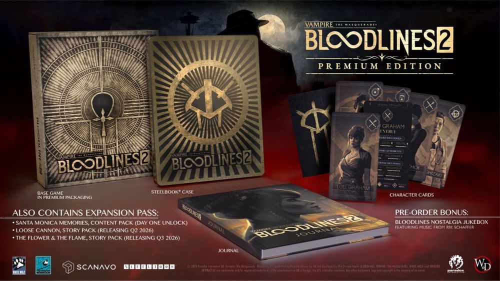 Vampire: The Masquerade – Bloodlines 2 Premium Edition PS5