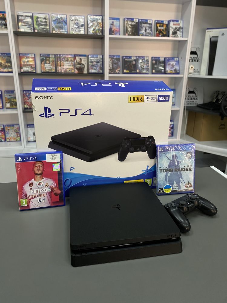 Sony PlayStation 4 Slim + Ігри (ГАРАНТІЯ 12 МІСЯЦІВ) (PlayStore)
