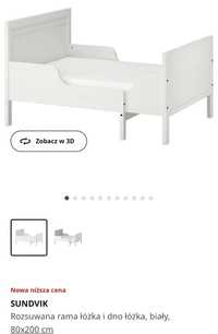 Łóżeczko rozsuwane IKEA SUNDVIC używane