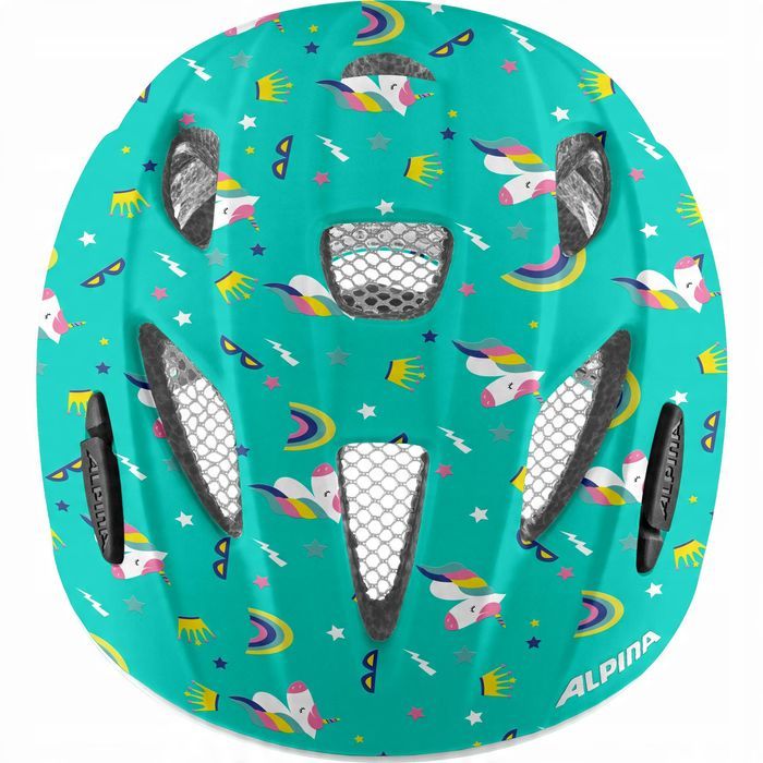 kask rowerowy dziecięcy alpina ximo flash unicorn 45-49cm