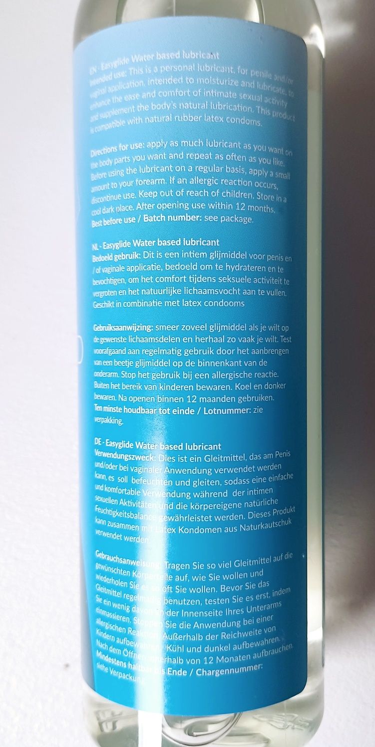 Easyglide nawilżający żel intymny waterbased liubricant. Nowy.