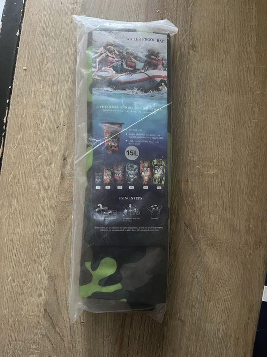 Torba wodoodporna na kajaki, łódkę, NOWA water proof 15 litrów