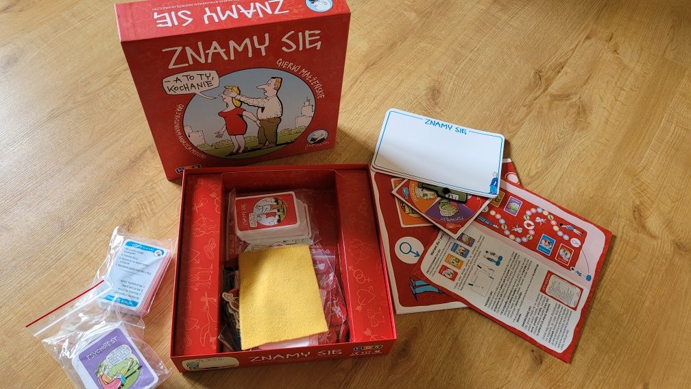 Gra planszowa Gierki małżeńskiej ZNAMY SIĘ Mleczko
