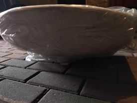 Umywalka łazienkowa półokrągła biała 56,5 cm