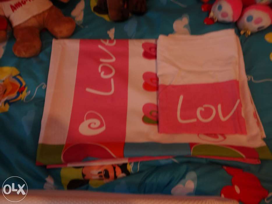 Capa Edredon Solteiro "LOVE" NOVA