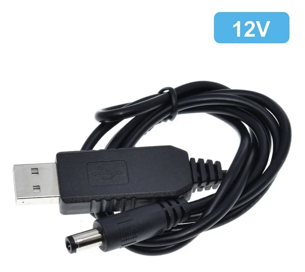 Новый usb ds 12v кабель для роутера ,зарядка юсб,блок питания,шнур