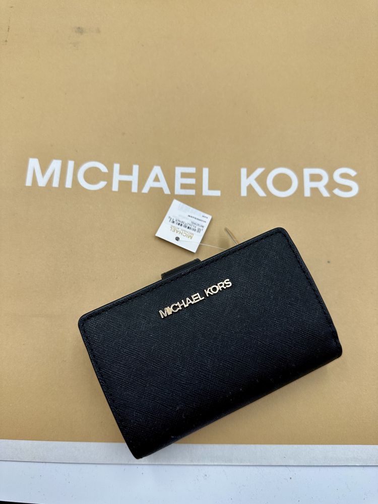 NOWY portfel MICHAEL KORS BIFOLD skórzany oryginalny FIRMA 349 zł