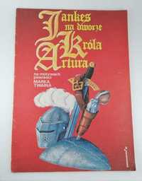 Stary komiks kolekcjonerski Jankes na dworze Króla Artura 1989 PRL