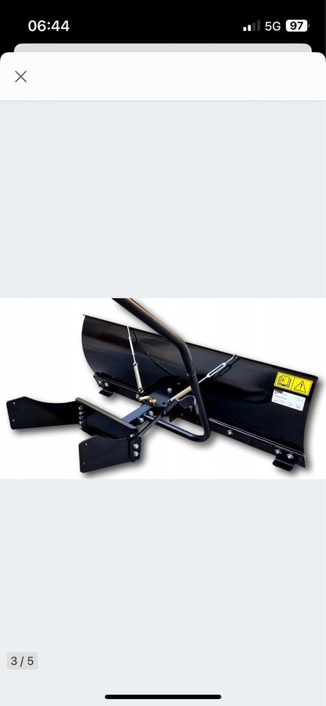 Spych pług 120 cm traktorek al-ko łańcuchy na koła