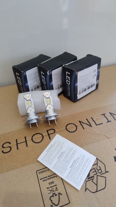 Led H7 комплект лед ламп для авто, супер якість ціна дешево