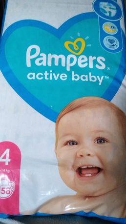 Pampers active baby 4 58 шт