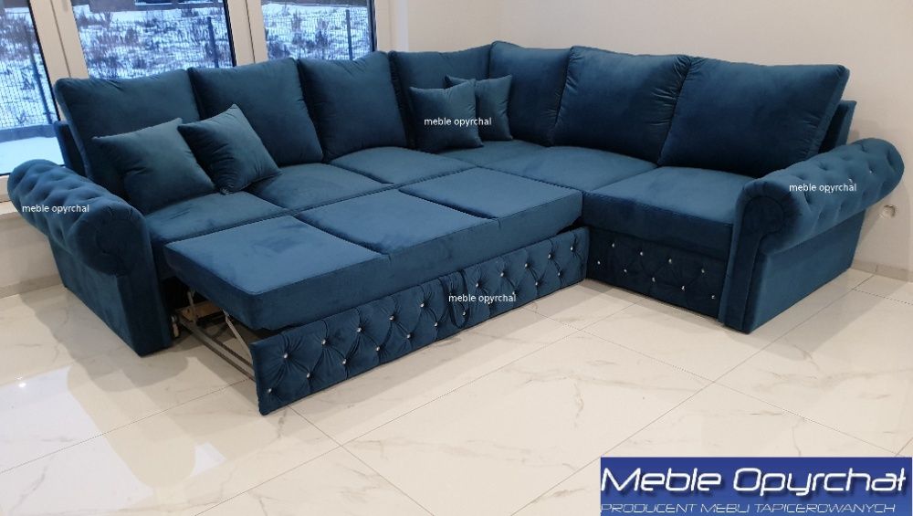 PRODUCENT!! NOWOŚĆ!! glamour narożnik sofa rogówka NR.75