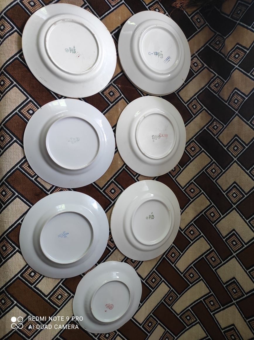 Тарелки миски пиалки салатницы блюдца  СССР