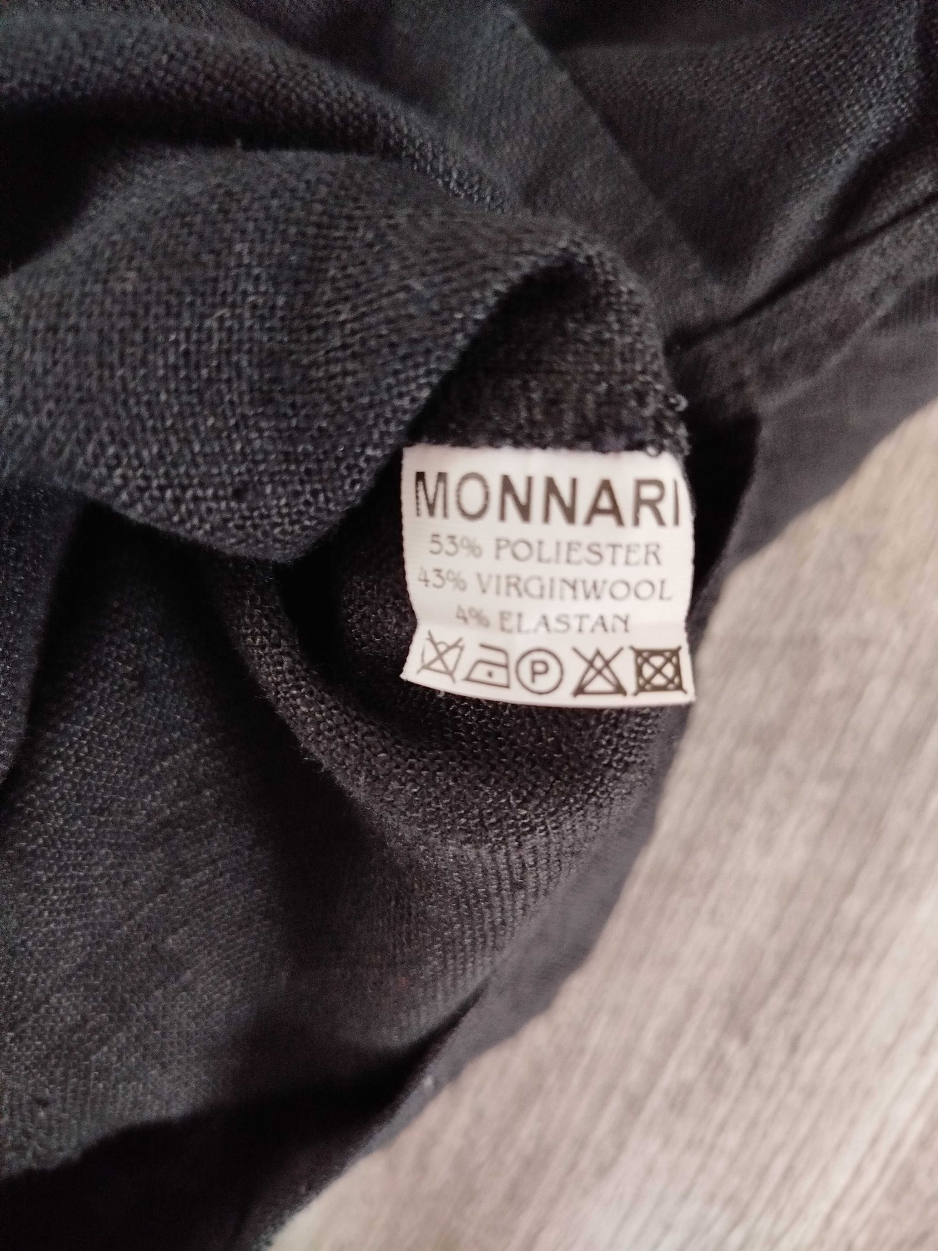 Czarna kamizelka 36 S Monnari virginwool