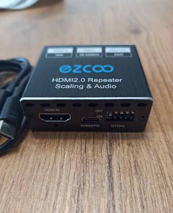 Nowy rozdzielacz HDMI 4k HDR 120hz