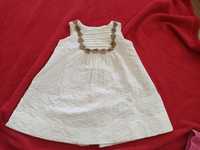 Sukienka dziewczęca Zara Baby r. 82