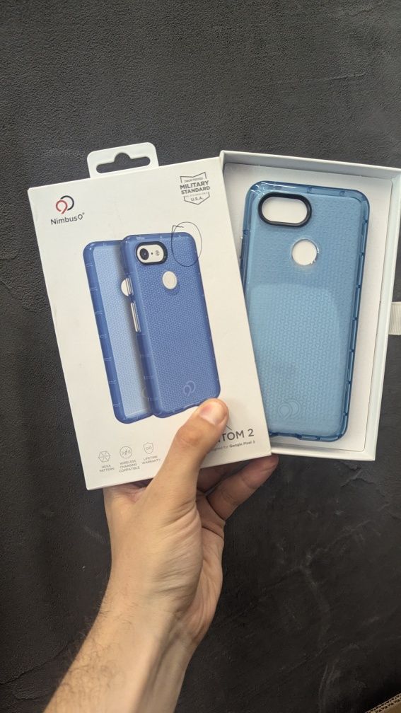 Чехол Nimbus PHANTON 2 Google Pixel 3 PACIFIC BLUE Синий Чохол