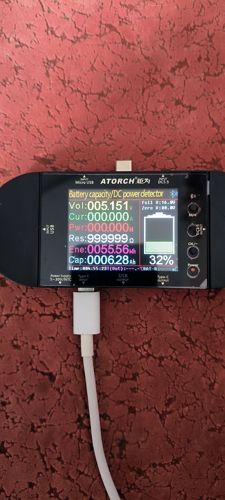 Atorch ud24 USB DC тестер