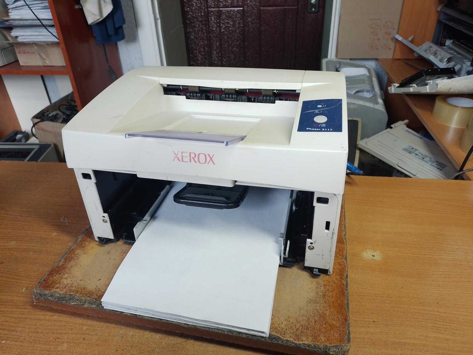 Лазерний принтер Xerox Phaser 3117, заправлений 100%