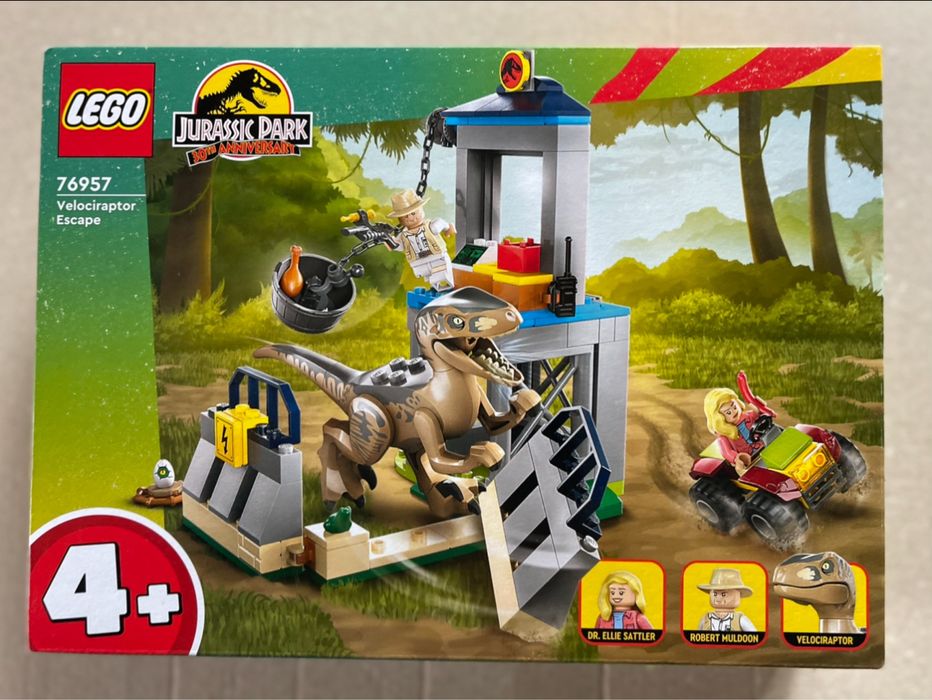 TANIO / Nowe LEGO® 76957 Jurassic World - Ucieczka welociraptora