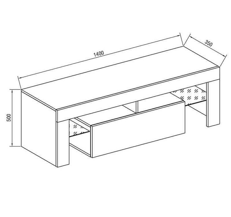 АКЦИЯ! Стильная тумба под ТВ "Моника"