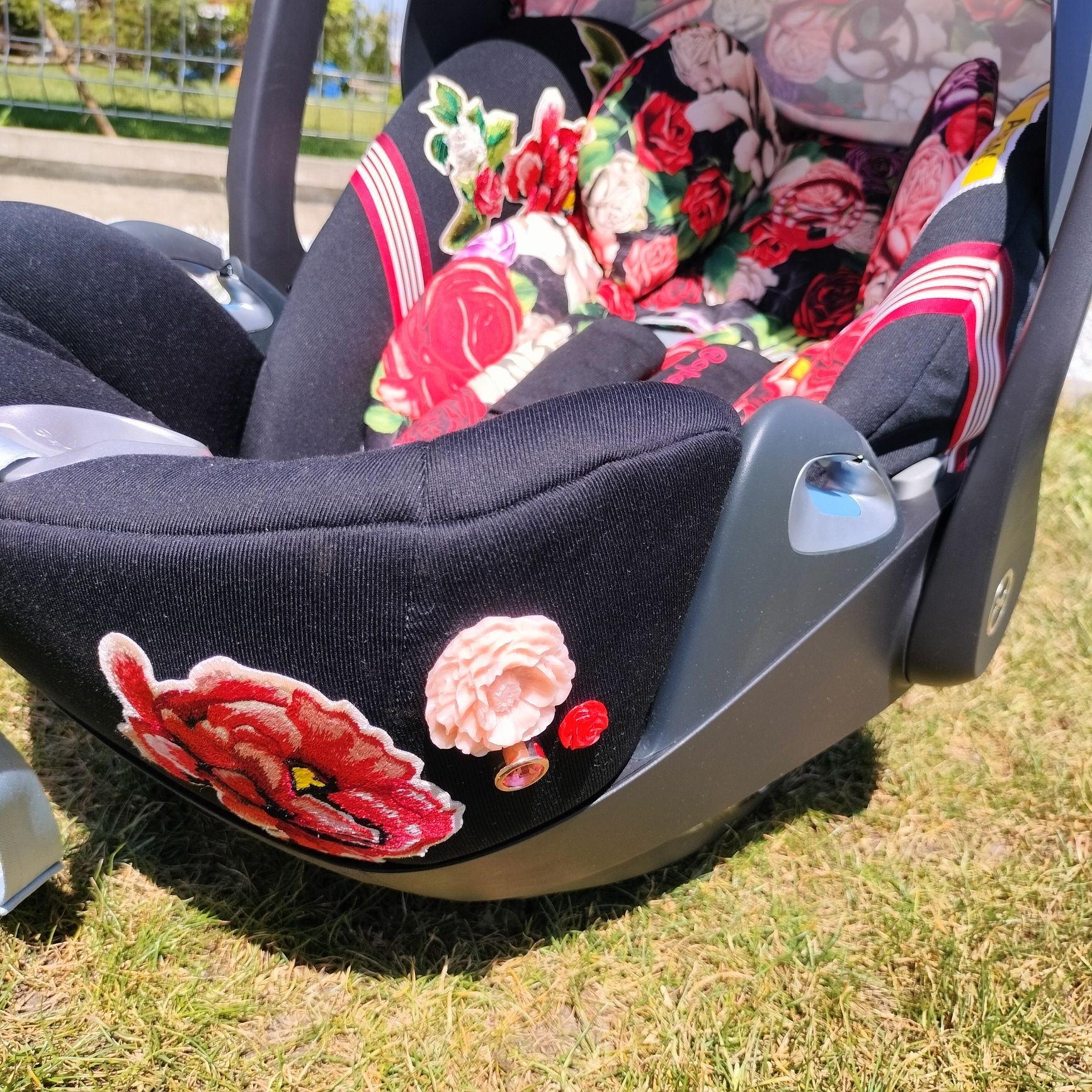 Nosidełko fotelik cybex cloud Z I-size Spring blossom