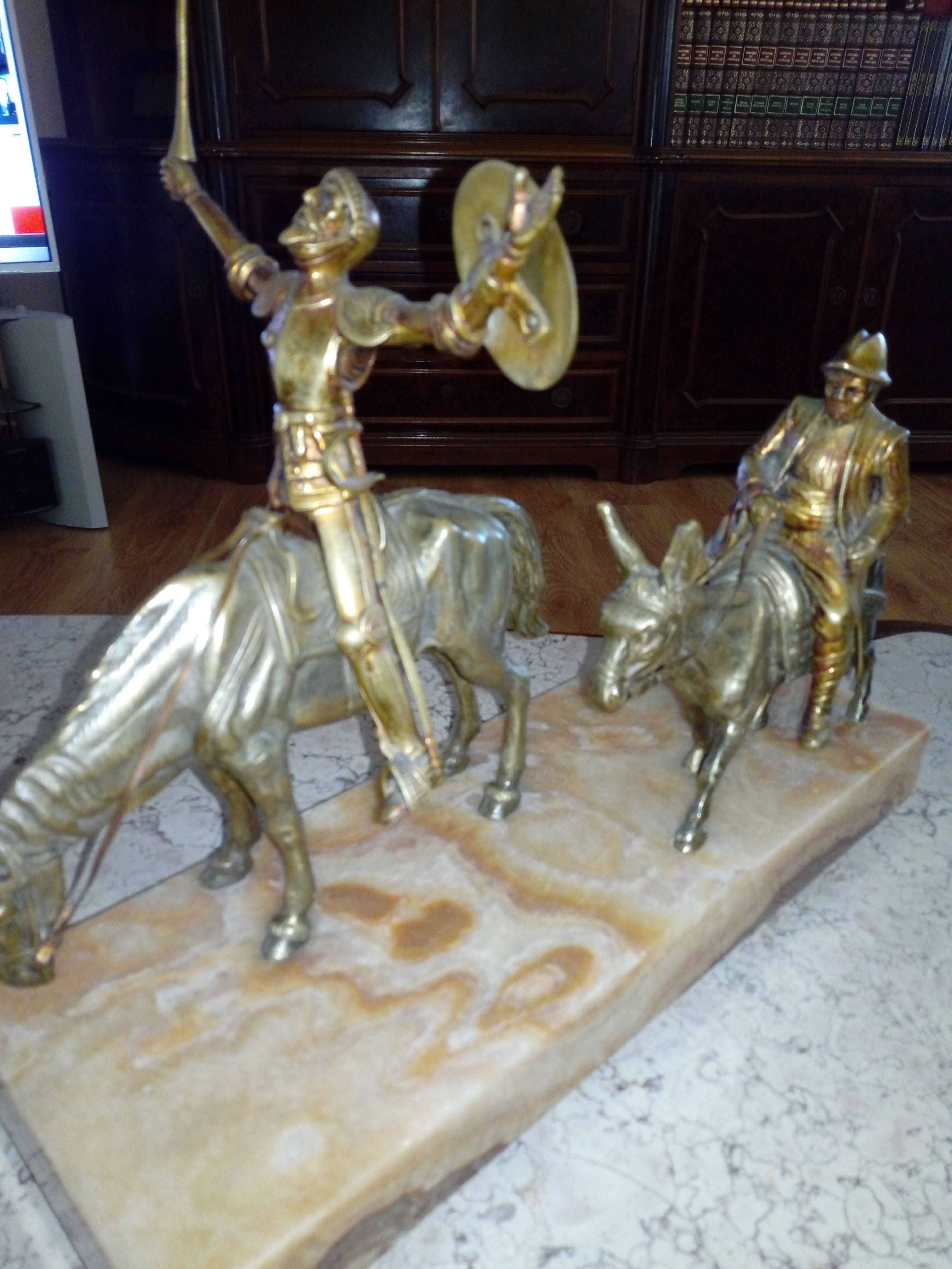 Estatueta bronze Don quixote