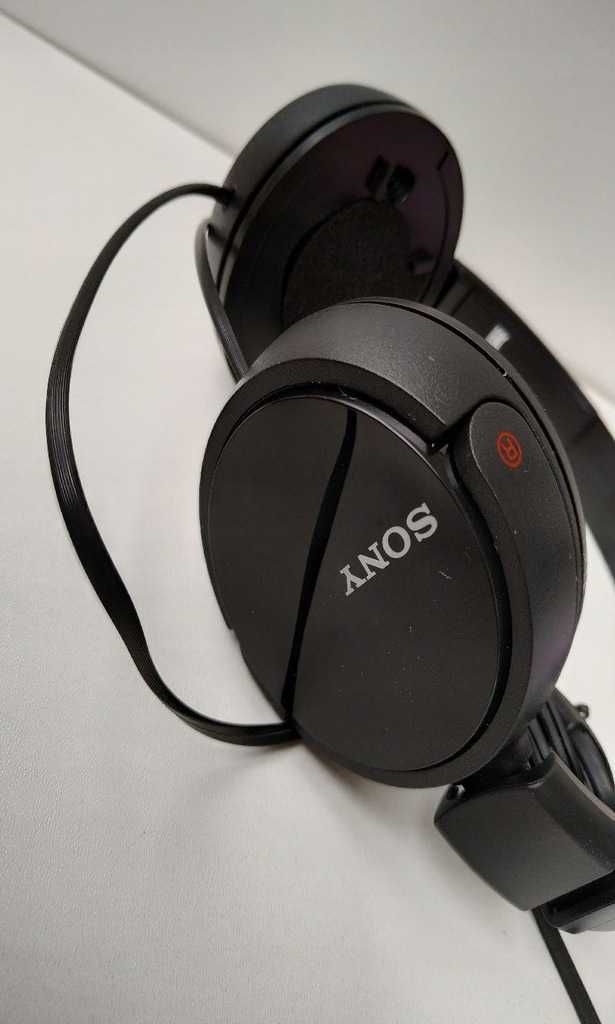 Słuchawki przewodowe Sony MDR-ZX110 składane czarne
