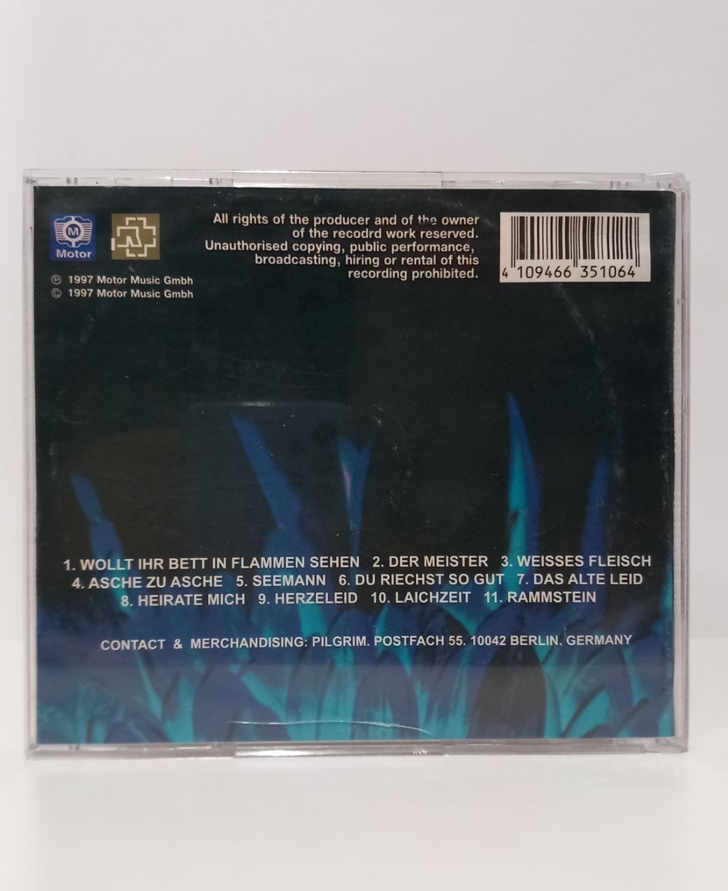 CD Rammstein "Herzeleid" Рамштайн Рок СД диски музыка