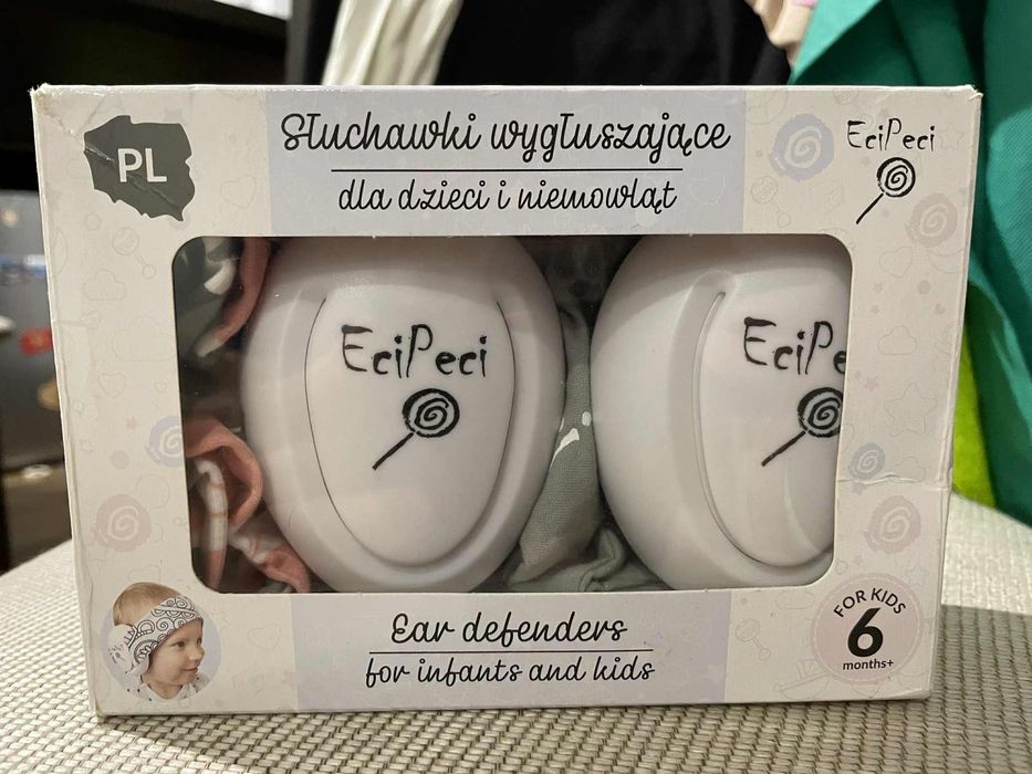 Słuchawki eci peci wygłuszające