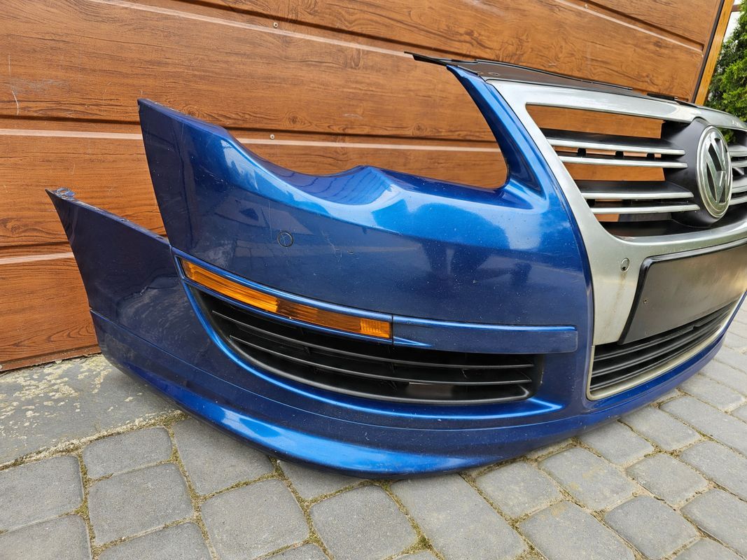 Vw Volkswagen Passat B6 Zderzak R-line + Pdc Atrapa Kompletny grill rl