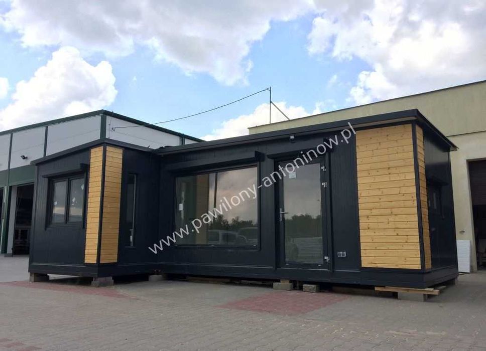 NOWY DOMEK Letniskowy Pawilon Mieszkalny OCIEPLANY Modułowy -PRODUCENT