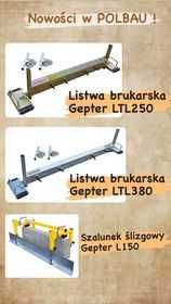 Mechaniczna  Łata Listwa BRUKARSKA GEPTER LTC550