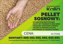 Pellet sosnowy 1200 zł za tonę