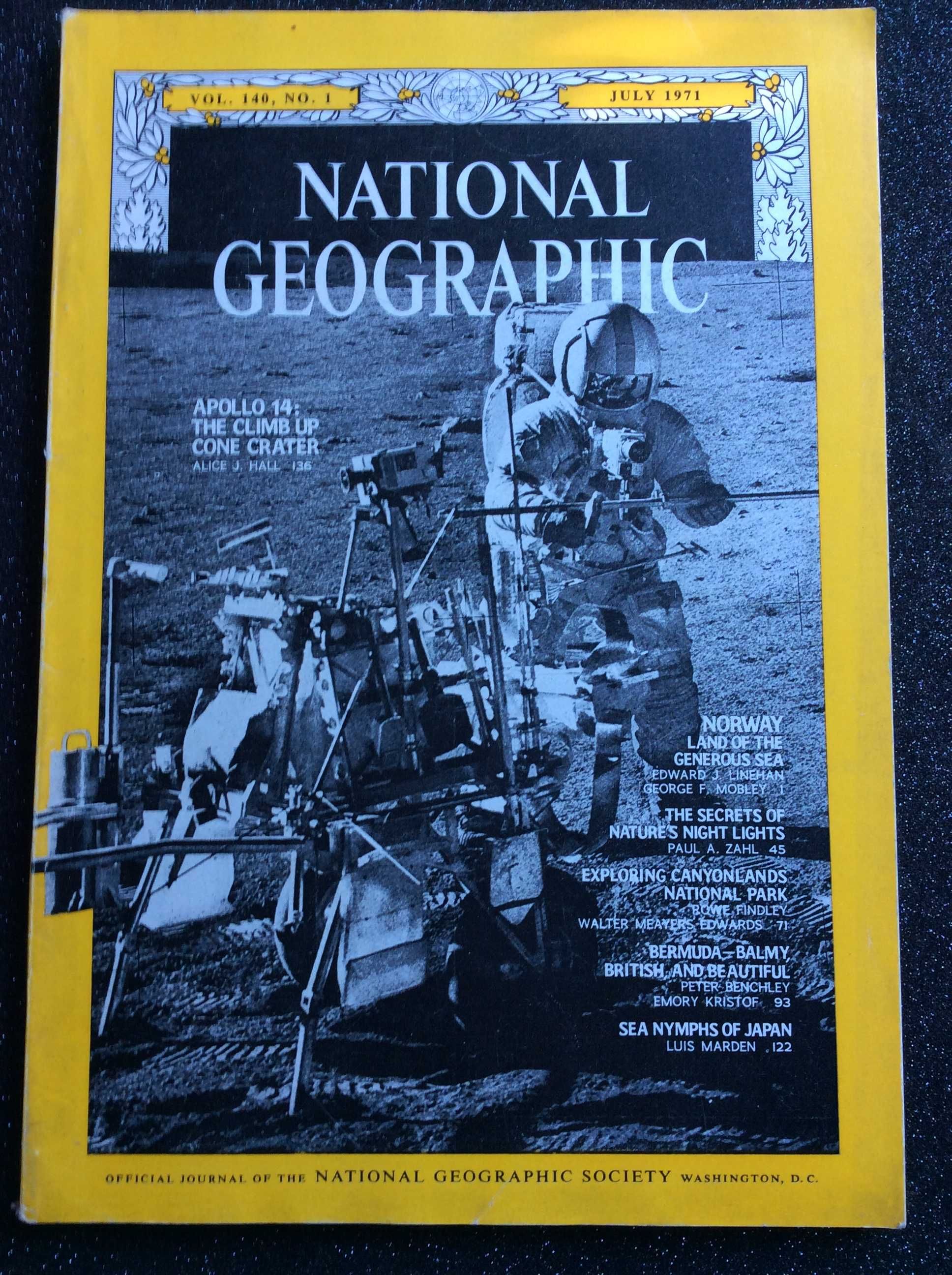 National Geographic Magazine Volume 140. Num. 1, July, 1971