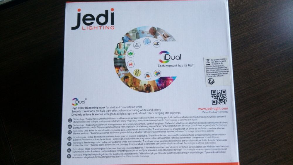 Lâmpada LED inteligente Jedi lighting como nova