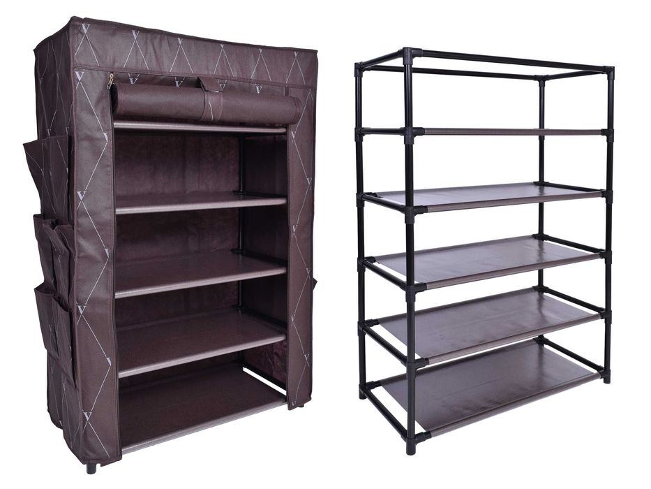 Szafka tekstylna na buty Szafa Półki Vitto Brąz