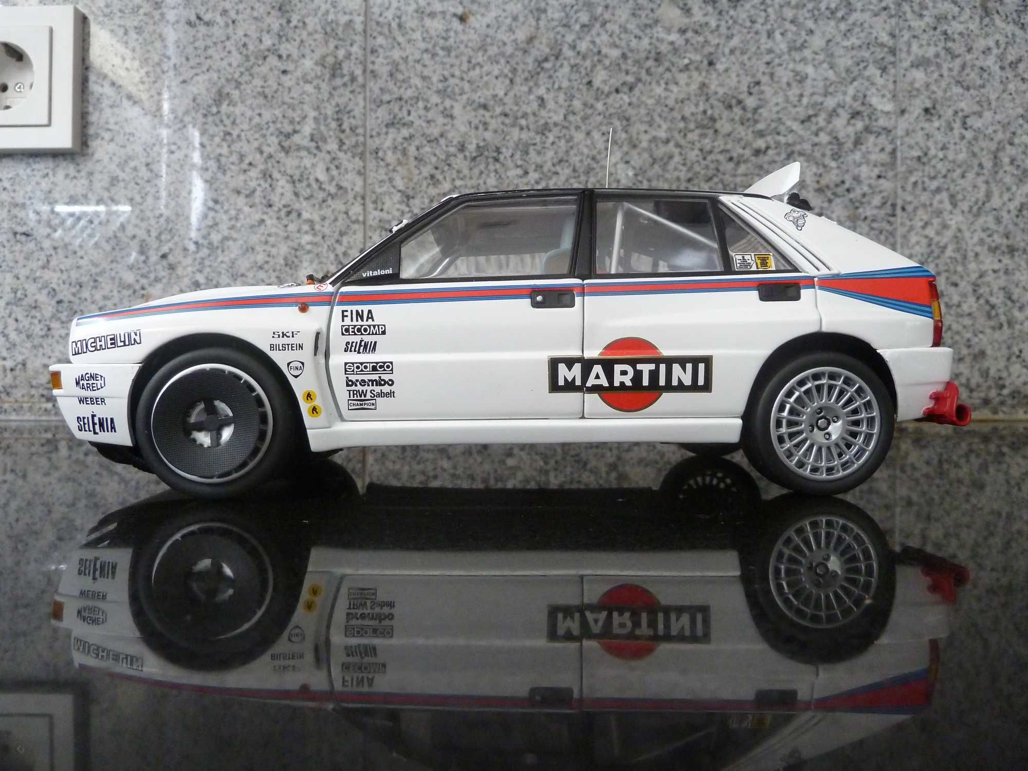 1:18 Kyosho, Lancia Delta HF Evo2 Test Car Martini AutoArt Minichamps