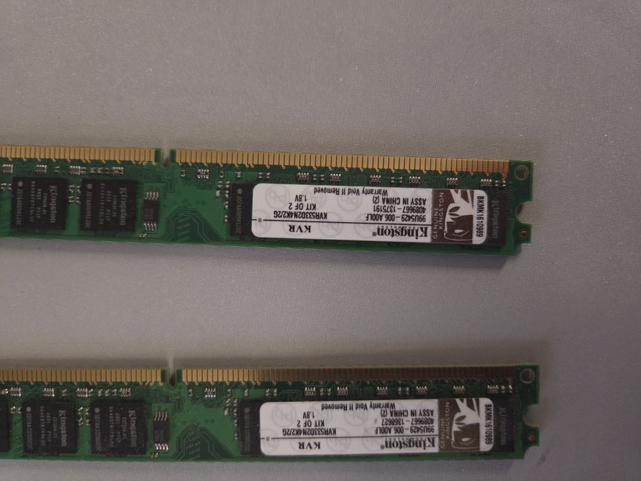 Sprzedam Pamięć ram DDR2 Ram 2x 1 GB. (ZE ZDJECIA)i