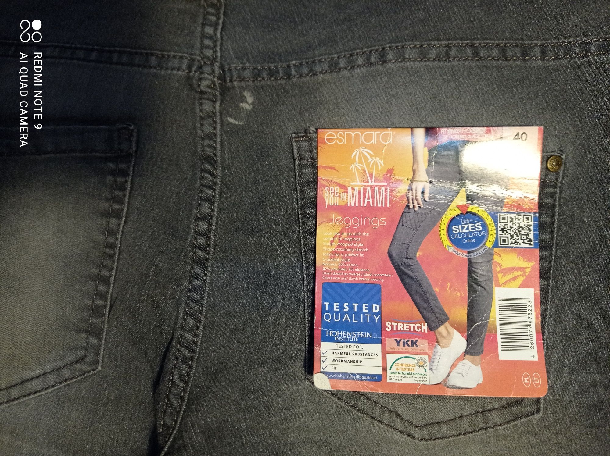 Nowe spodnie jeansy  jegginsy esmara 40