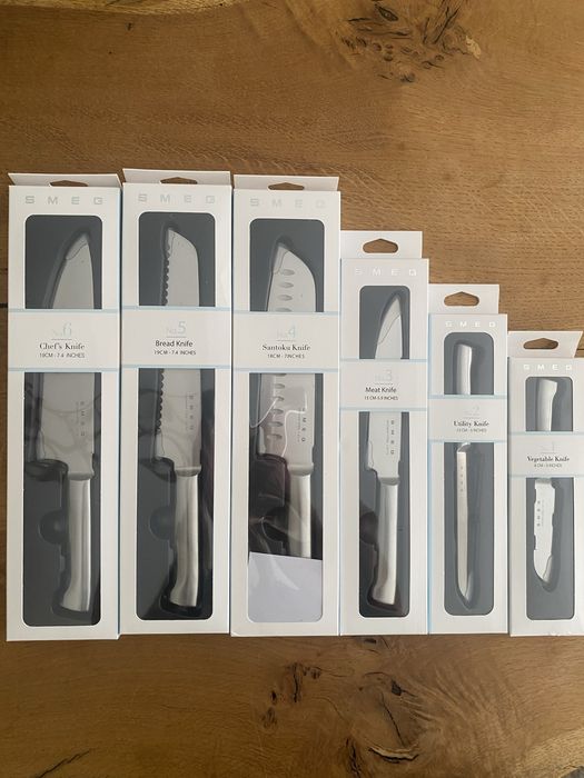 Conjunto Facas Smeg Novas