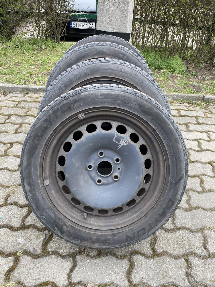 Felgi stalowe z zimówkami