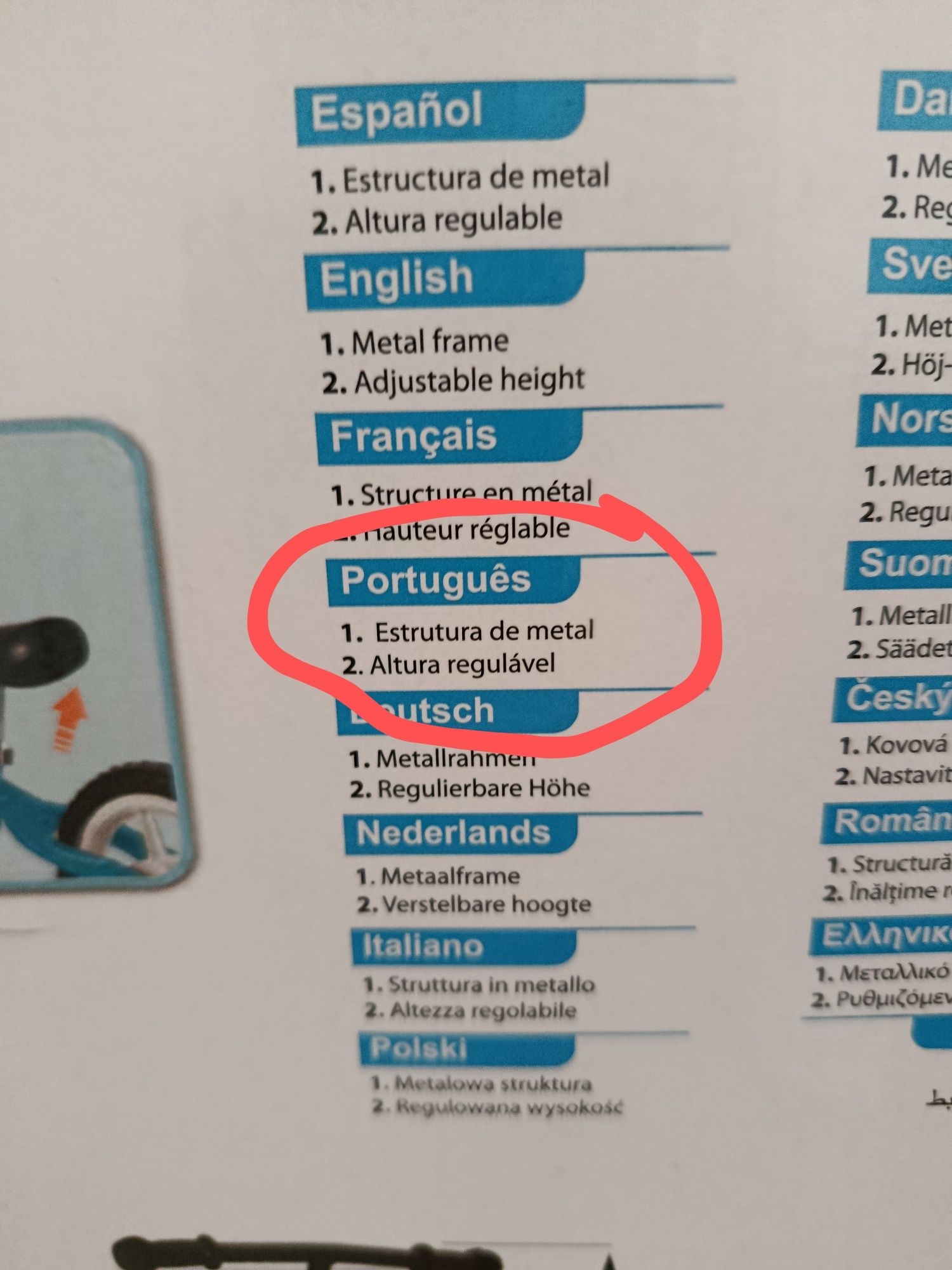 Bicicleta  para criança