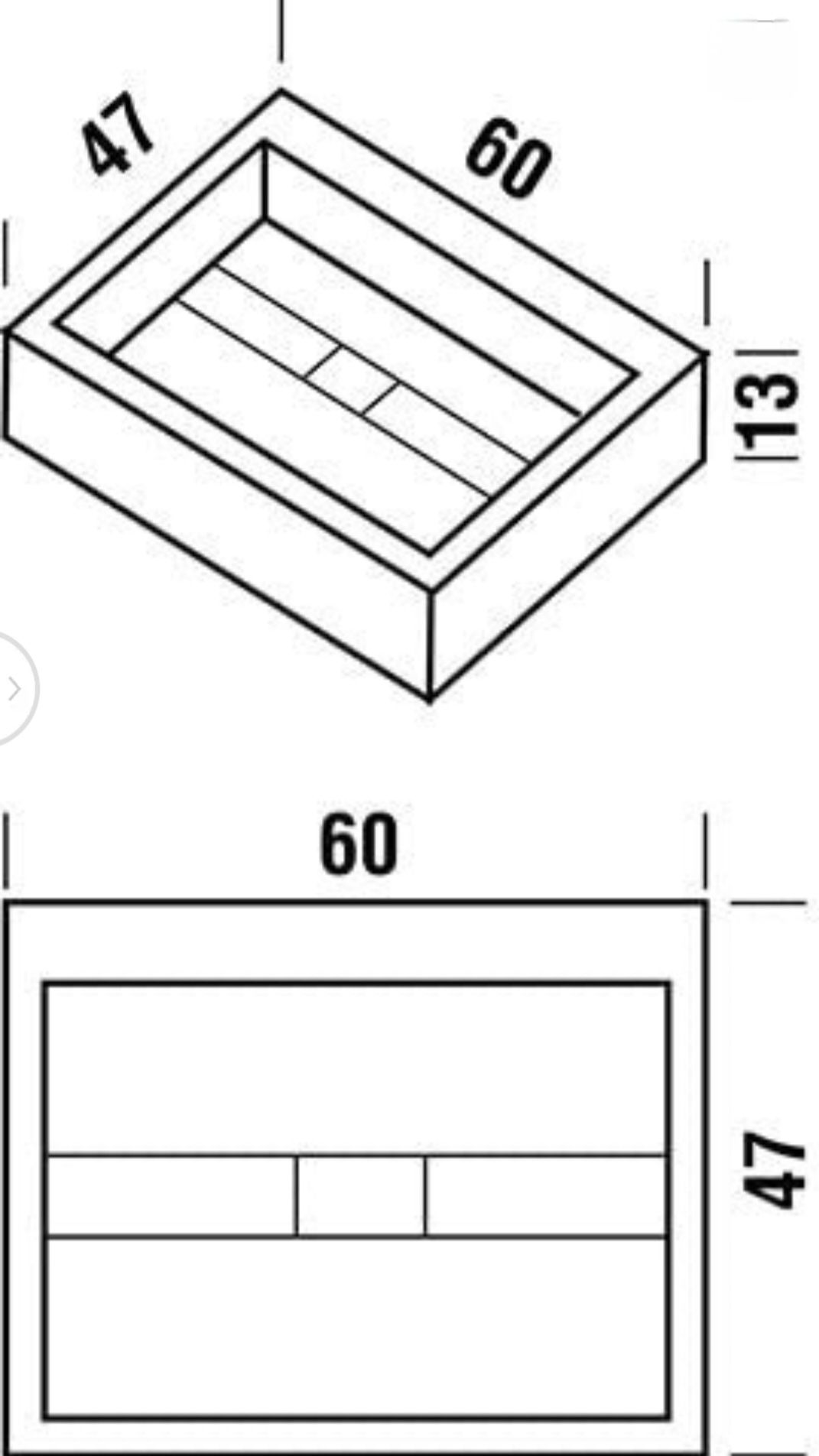 TEUCO umywalka meblowa/nablatowa 60 cm