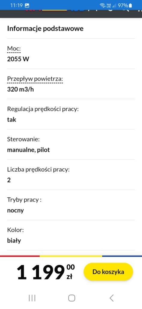 Klimatyzator Lin 2055 W