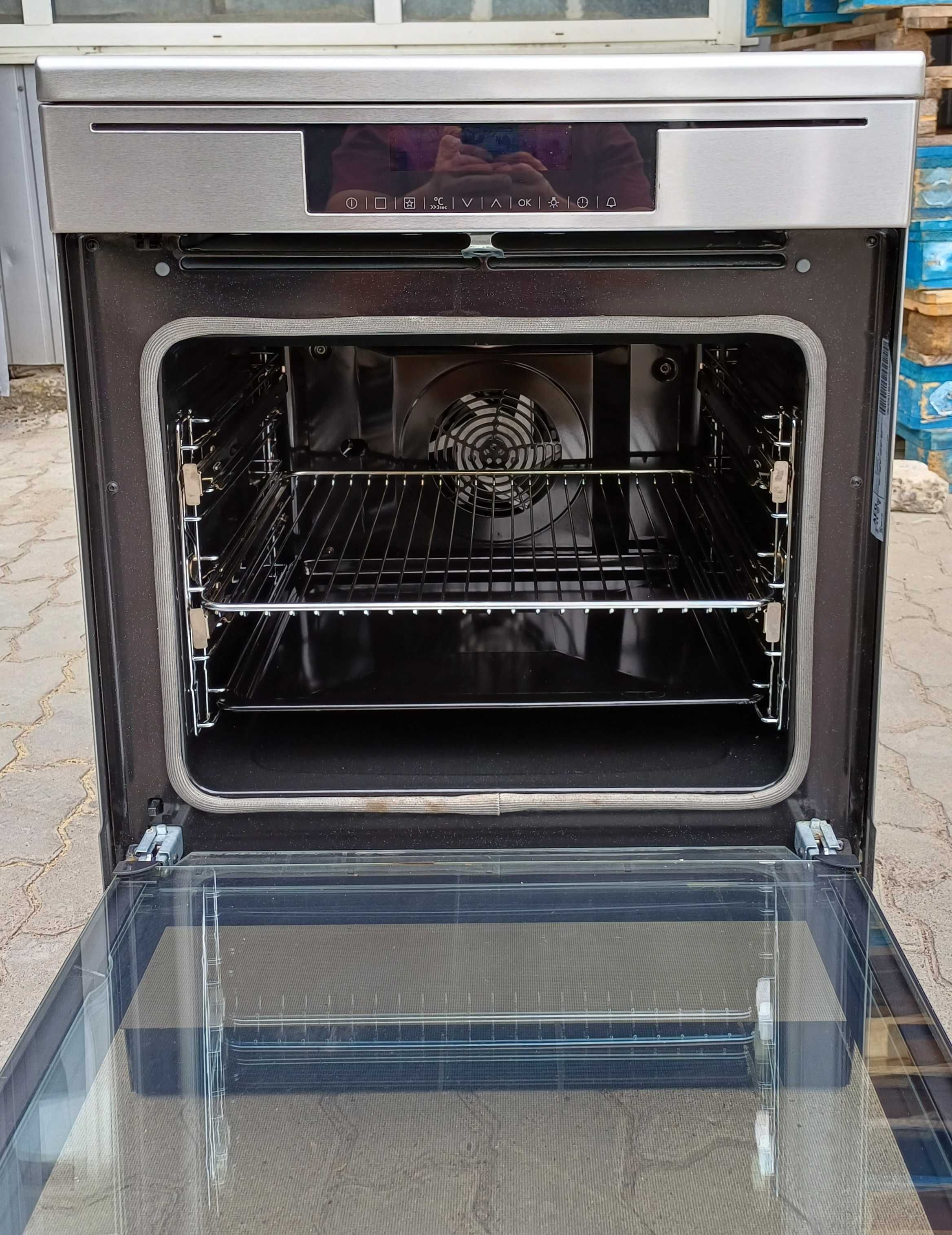 Индукционна кухонная плита 60см AEG 69476IU-MN Pyroluxe Plus пиролиз