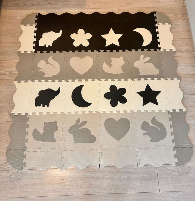 Mata edukacyjne puzzle piankowe 4fizjo